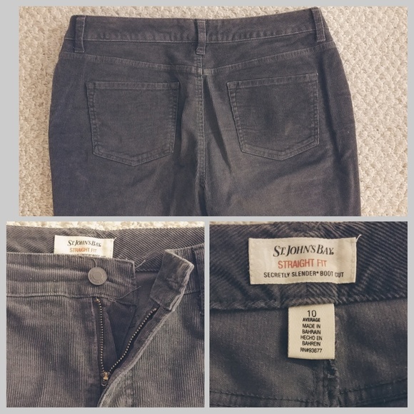 SJB Steel Gray Bootcut Cords - Picture 3 of 5